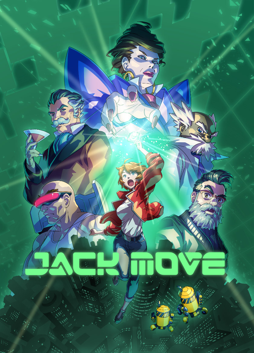 Jack Move key art featuring the protagonist Noa